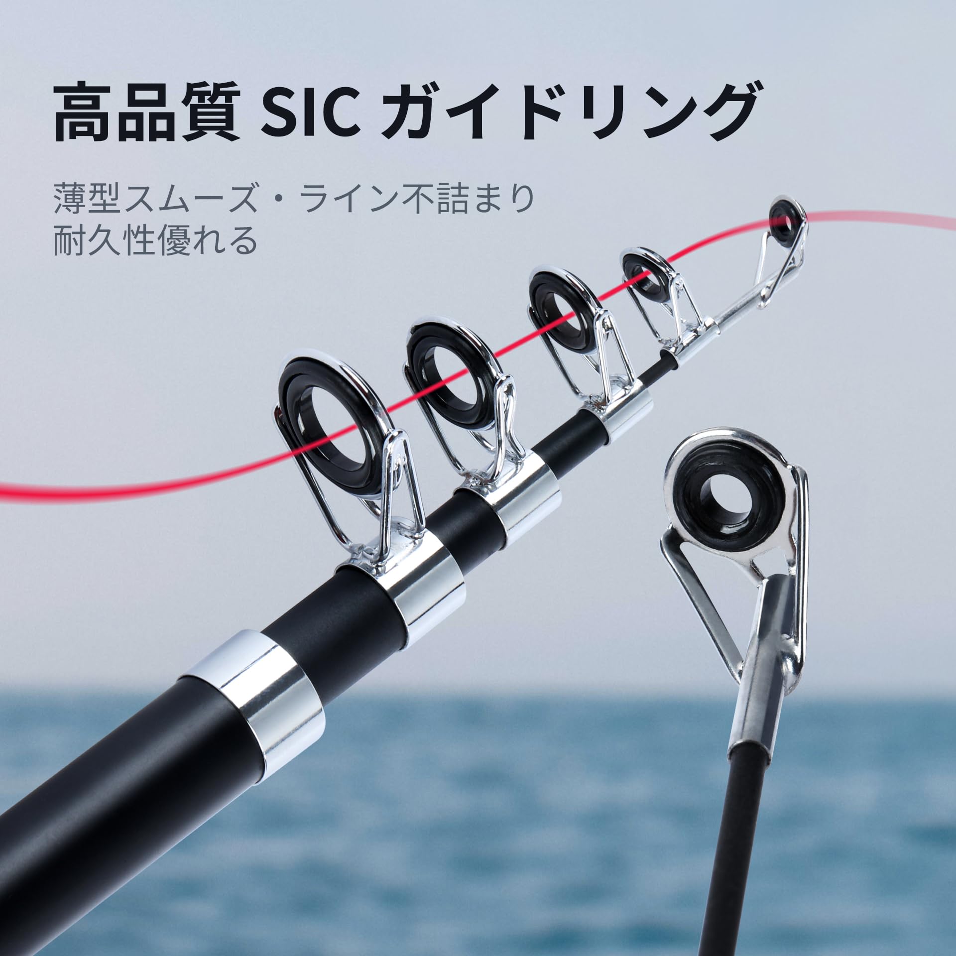 Amazon.co.jp: NagiTakumi 釣竿セット 振り出し竿 竿 + スピニング